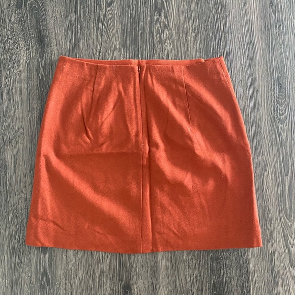 NWT Madewell faded rust A-Line silhouette skirt - Picture 5 of 6